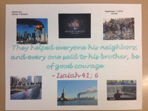 Mr. Scherers Class Focuses on 9/11