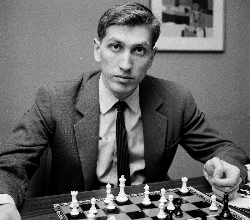 FILE - This April 28, 1962 file photo shows chess star Bobby Fischer of Brooklyn, N.Y., in New York. The remains of chess genius Bobby Fischer are to be exhumed to determine whether he is the father of a 9-year-old girl, a lawyer representing the child an